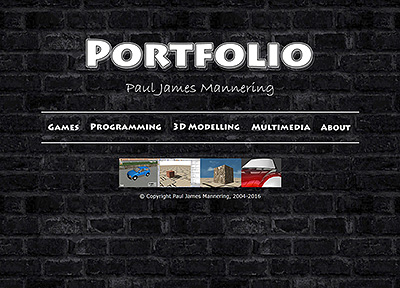 Portfolio Website 2007-2016